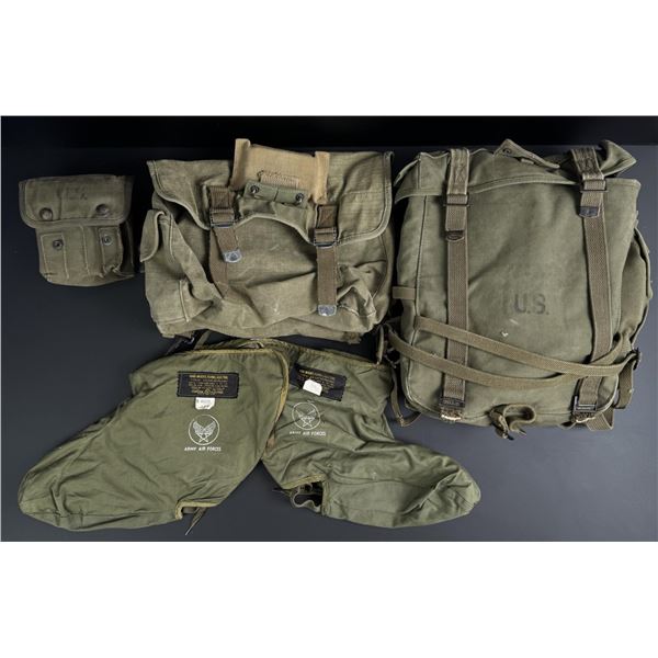 Collection of WW2 US Army Field Gear