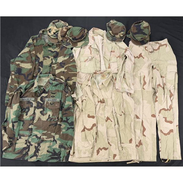 Collection of Desert Storm US Army Uniforms