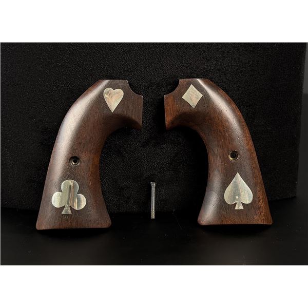 Colt Bisley Card Suit Inlay Pistol Grips