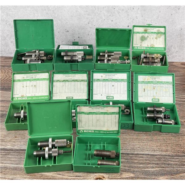Collection of RCBS Reloading Dies