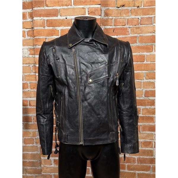 Vintage Real Leather Motorcycle Jacket