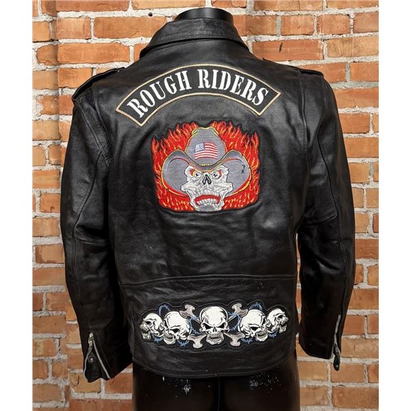 Vintage Jafrum Leather Motorcycle Jacket