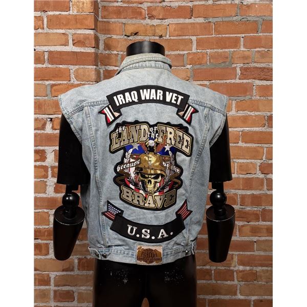 Bio Generation Denim Motorcycle Vest