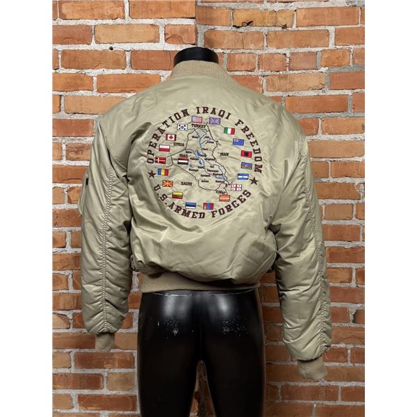 Operation Iraqi Freedom Pilot Bomber Tour Jacket