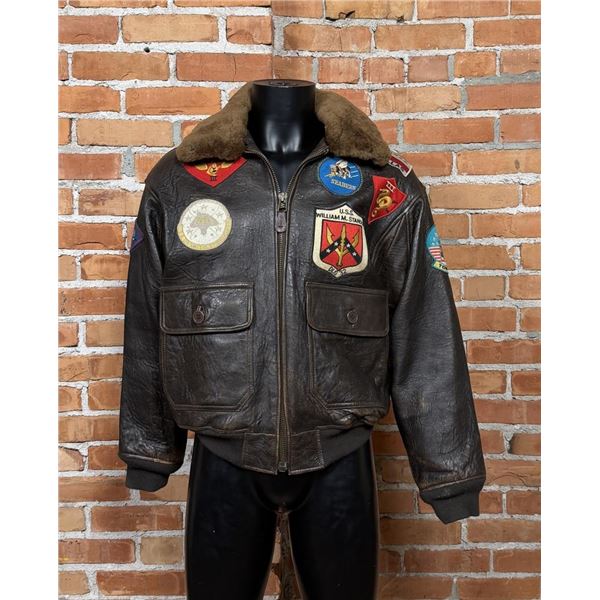 Avirex US Navy Leather Flight Jacket Type G-1