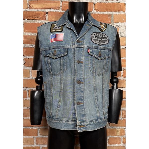 Vintage Levis 70507 Denim Motorcycle Vest