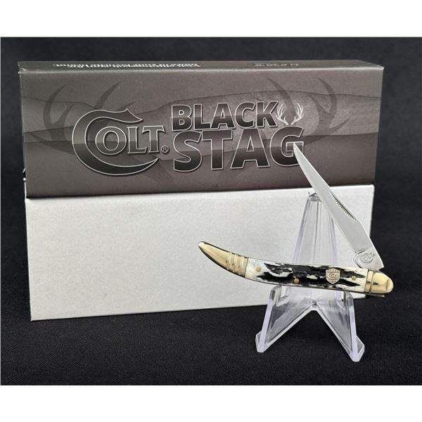 Colt CT250 Black Stag Pocket Knife