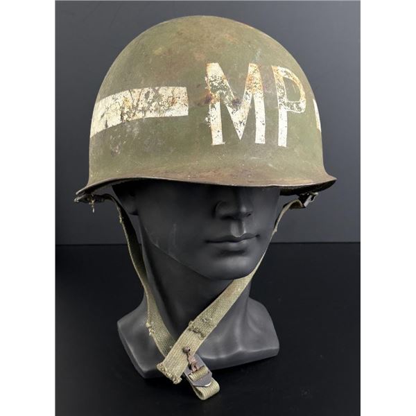 Korean War Military Police US Army M1 Helmet