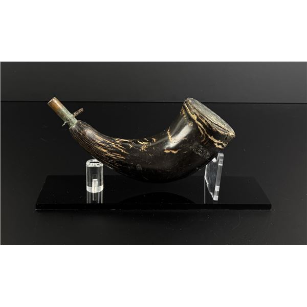 Native American Indian Buffalo Horn Powder Flask