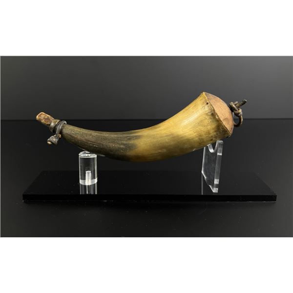 Early American Frontier Powder Horn
