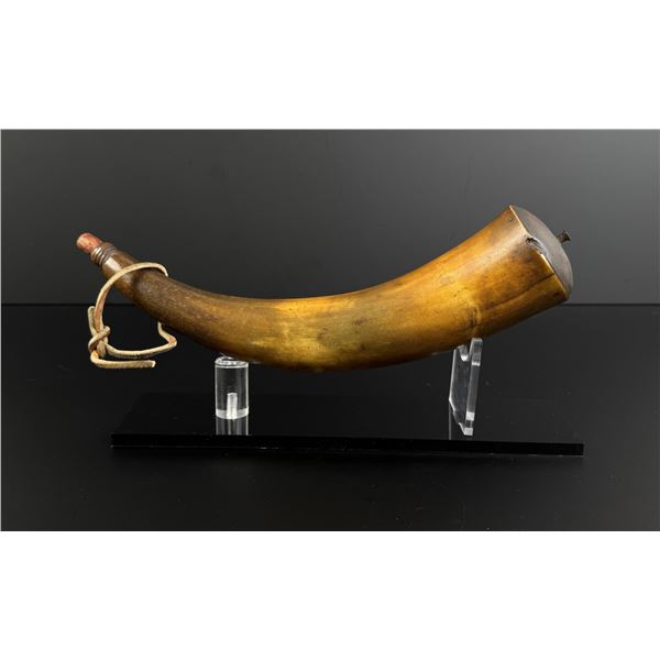 Early American Frontier Powder Horn