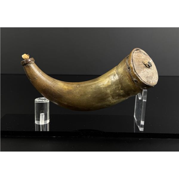 Early American Frontier Powder Horn