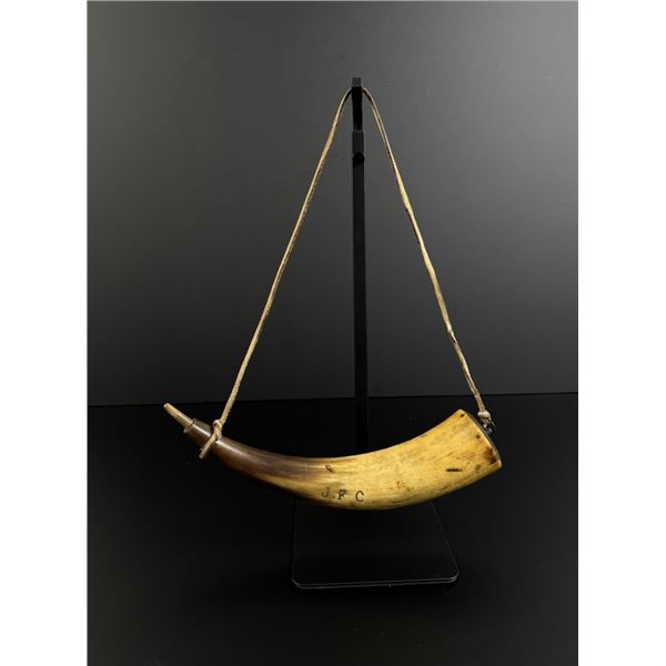 1876 Soquel California Scrimshaw Power Horn