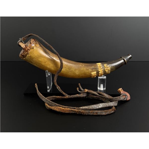 1850 Hangtown Placerville California Powder Horn