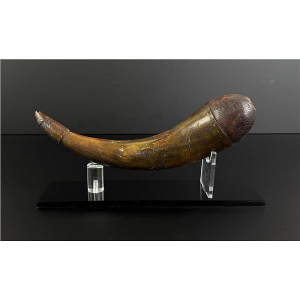 Early American Frontier Powder Horn