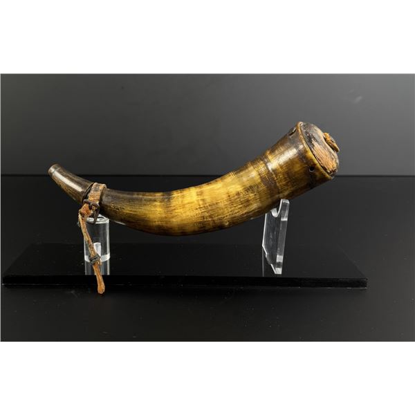 Early American Frontier Powder Horn