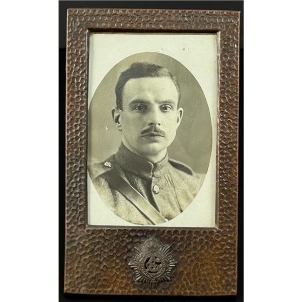 WWI WW1 British Sweetheart Trench Art Frame