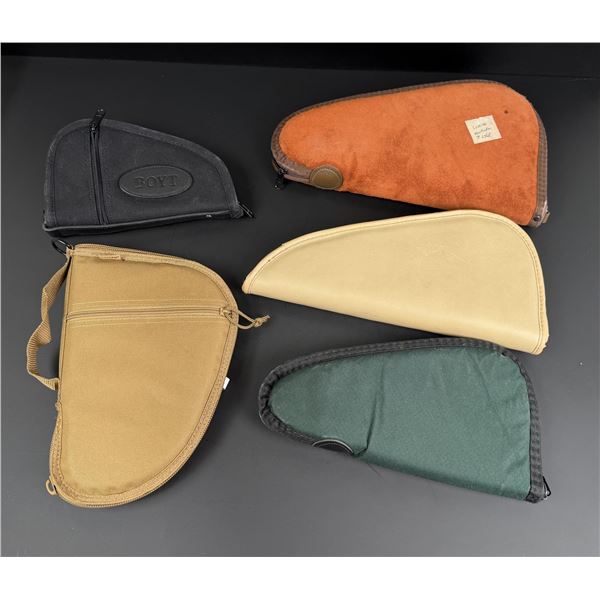 Collection of Padded Pistol Cases
