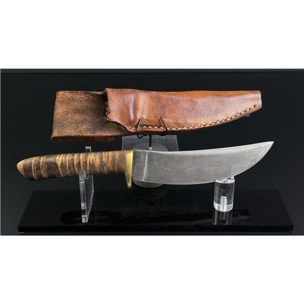 Custom Made Damascus Hunting Knife