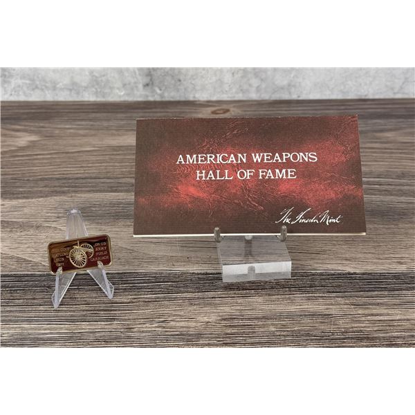 Lincoln Mint Colt Gatling Gun 1oz Silver Bar