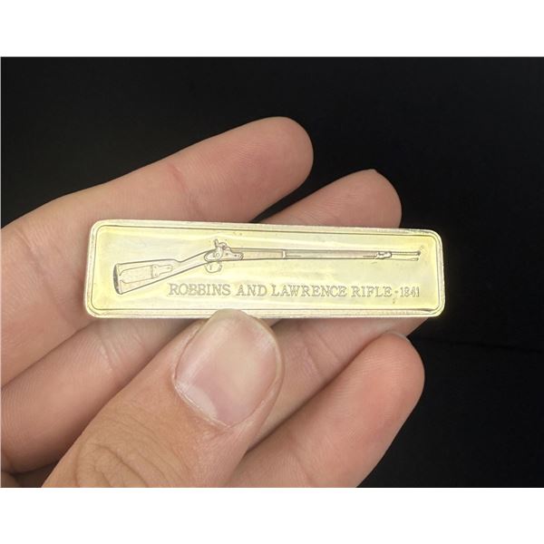 Lincoln Mint R&L 1841 Rifle 1oz Silver Bar