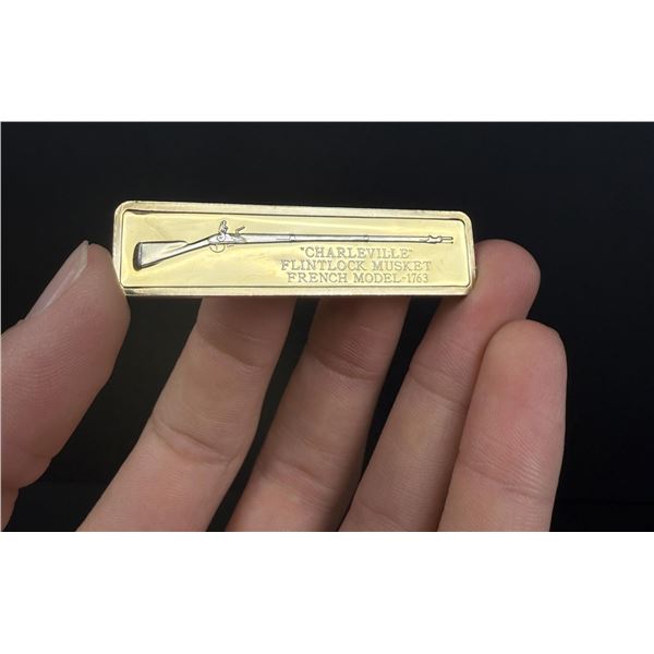 Lincoln Mint 1763 Charleville Musket 1oz Bar