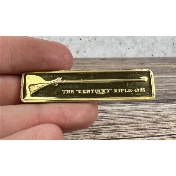 Lincoln Mint Kentucky Rifle 1oz Silver Bar