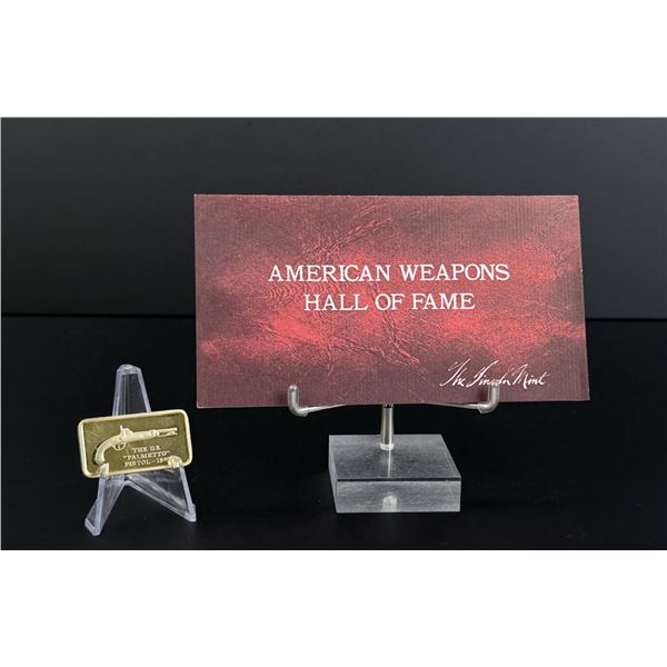 Lincoln Mint 1842 Palmetto Pistol 1oz Silver Bar