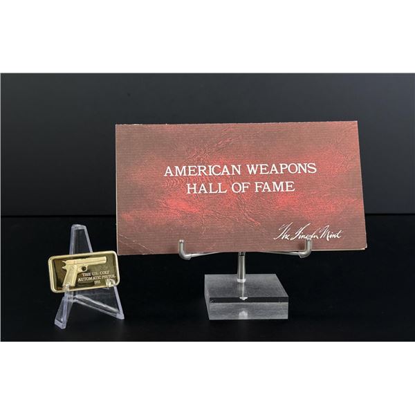 Lincoln Mint Colt .45 Auto 1oz Sterling Silver Bar