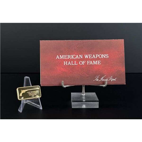 Lincoln Mint Colt Pistol 1oz Sterling Silver Bar
