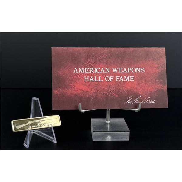 Lincoln Mint Sharps Hunters Rifle 1oz Silver Bar