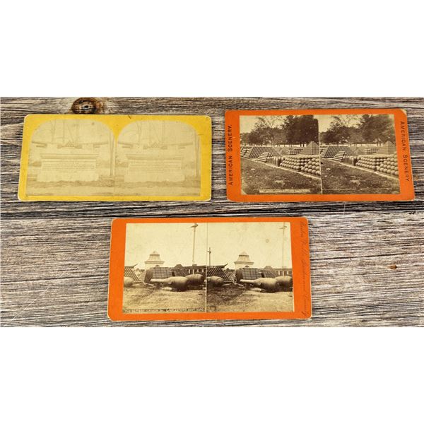 Civil War Artillery Cannon Stereoviews