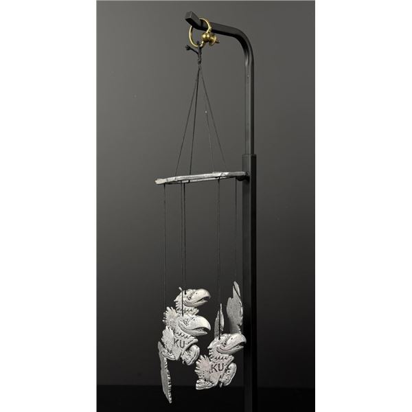 University of Kansas Jayhawks Hanging Wind Chime