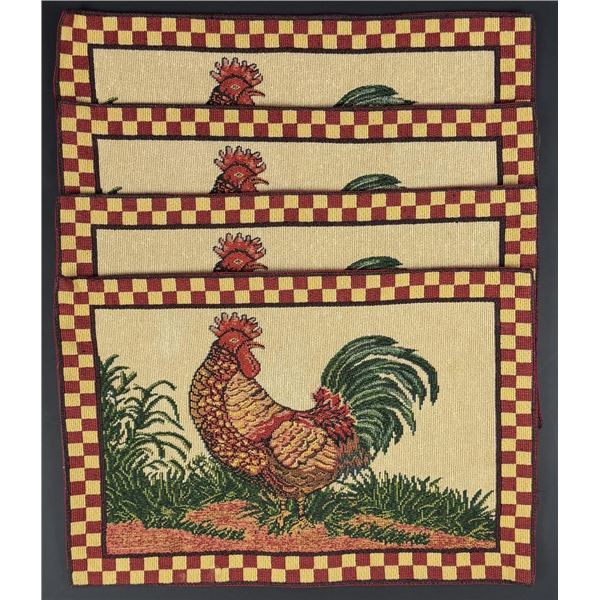 Rooster Farmhouse Placemats