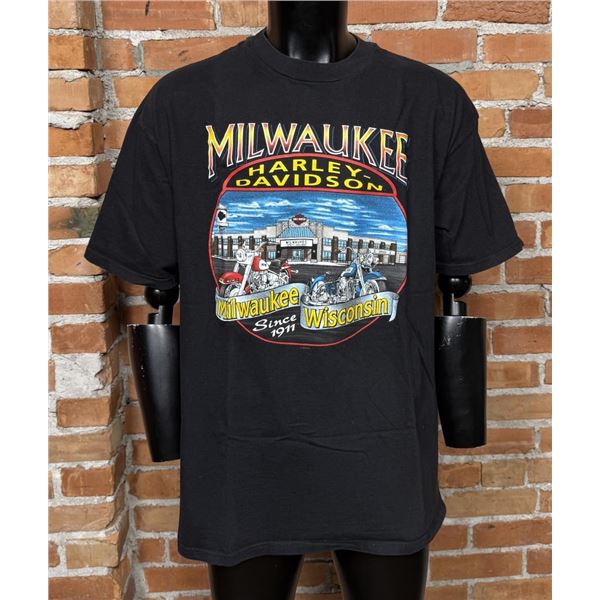 Vintage Harley Davidson T Shirt Milwaukee