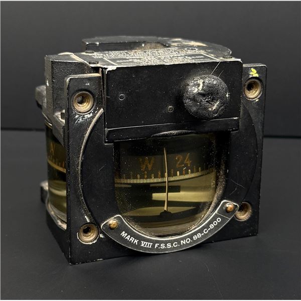WW2 US Navy Mark VIII Aircraft Compass