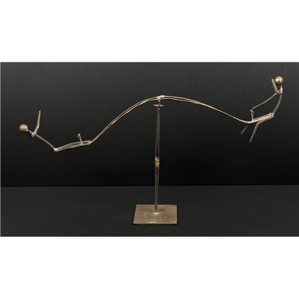 Mid Century Seesaw Perpetual Motion Balance Toy