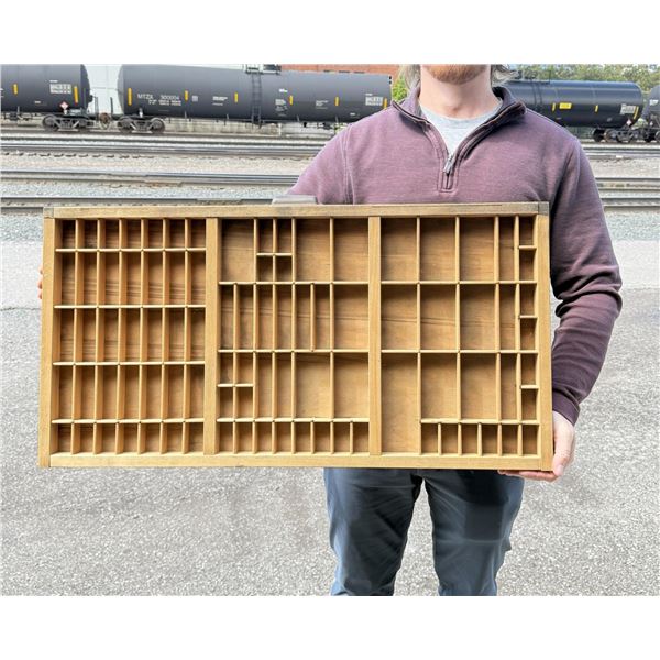 Printer Letterpress Typesetters Drawer Tray