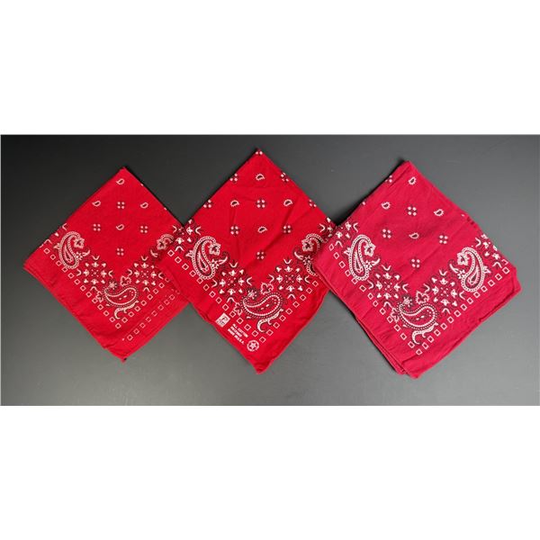 Group of Vintage Cowboy Bandanas
