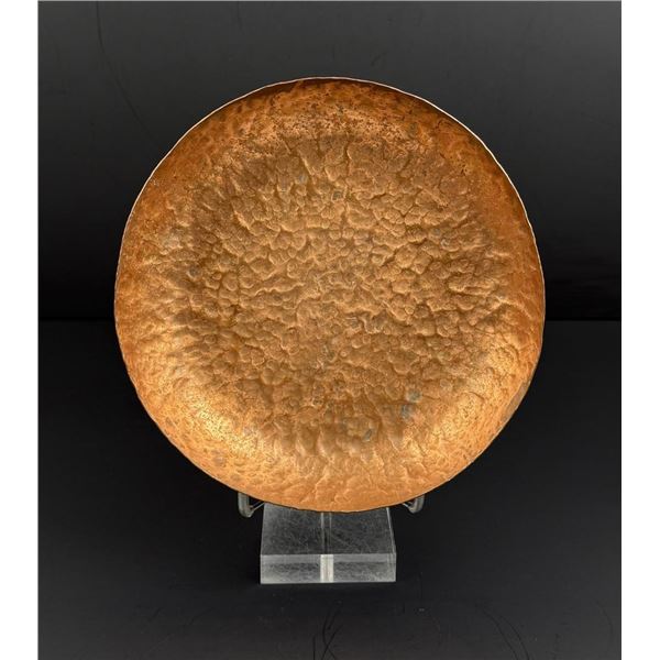 Arts & Crafts Hammered Copper Plate