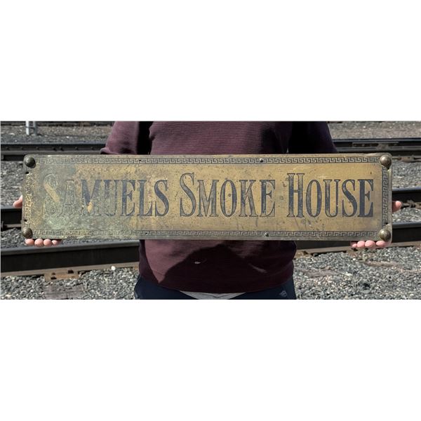 Samuels Smoke House California Tobacco Store Sign