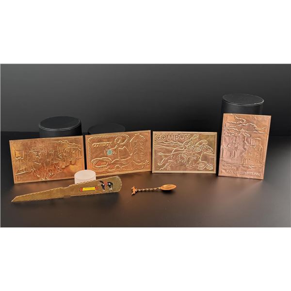 Collection of Copper Cowboy Postcards