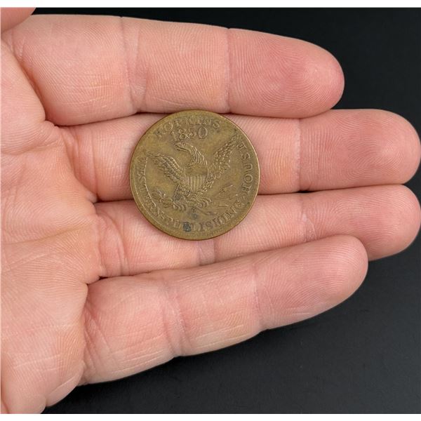 1850 Hopkins Western Publishing House Token
