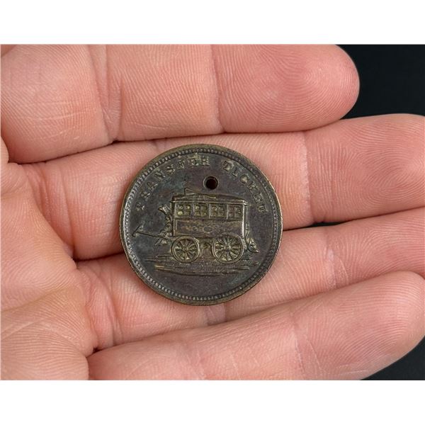 Tyson & Co Telegraph Line New York Transit Token