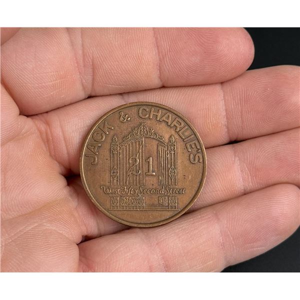 Jack & Charlies 21 Club Speakeasy Token