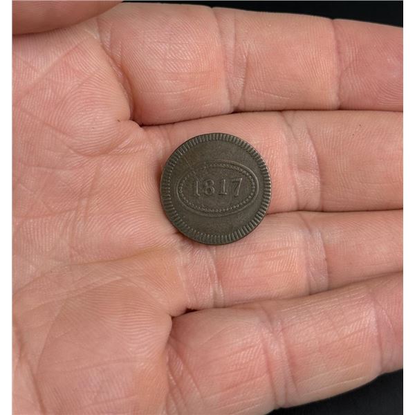 1817 Park Theatre New York City Admit Token