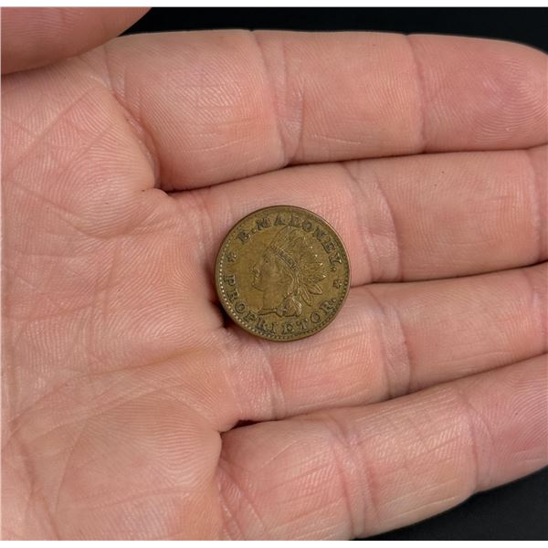 1863 Civil War Token New York B Maloney