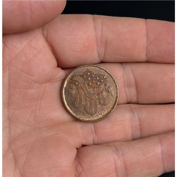 1863 Civil War Token Staudingers New York