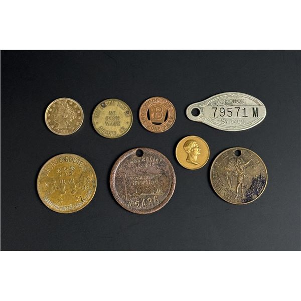 Collection of Advertising Coins and Trade Tokens