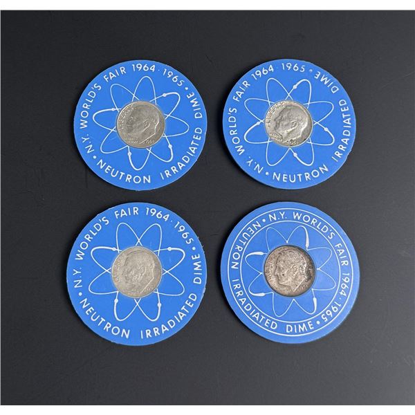 1964 New York Worlds Fair Neutron Irradiated Dimes